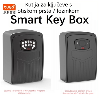 Graffiti kutija za ključe BOX02, cinkova legura, modernog minimalističnog stila, za javne prostore, urede, skladišta i stanovanja