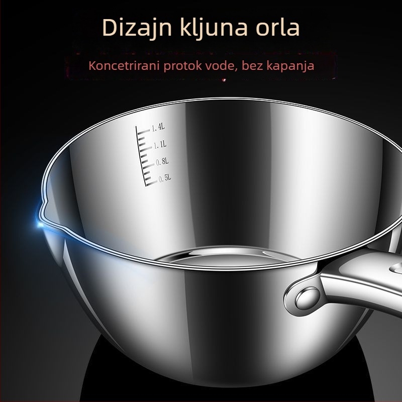 Žlica za vodu i jušna žlica od 304 nehrđajućeg čelika, velika zapremina, kuhinjski alat