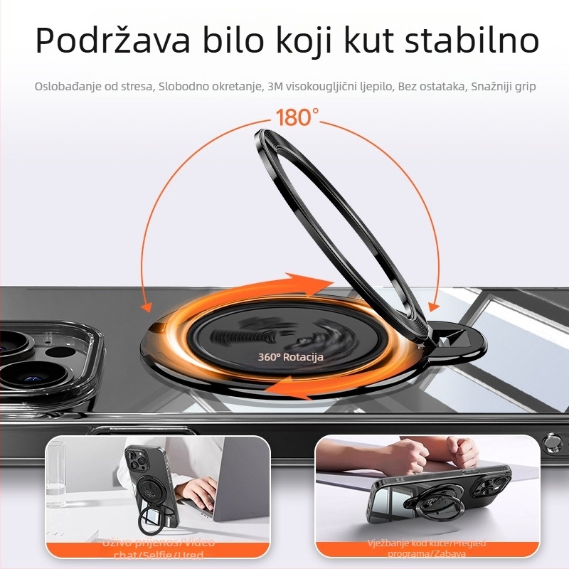 Sklopivi držač za telefon sa zalijepljenim stražnjim dijelom, ultra tanak i prijenosna stolna podrška