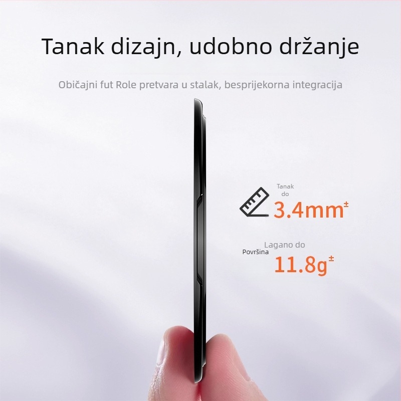 Sklopivi držač za telefon sa zalijepljenim stražnjim dijelom, ultra tanak i prijenosna stolna podrška