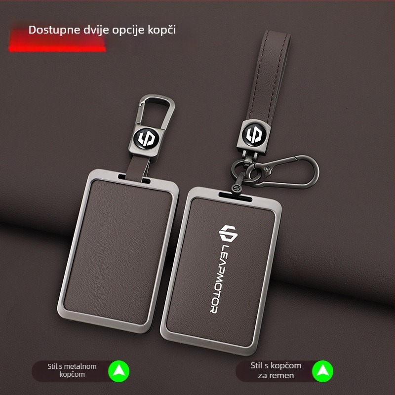 Korica za ključnu karticu C10 2024 s NFC blizinom, metalno kućište i kopča, za automobil Zero Run – za muškarce