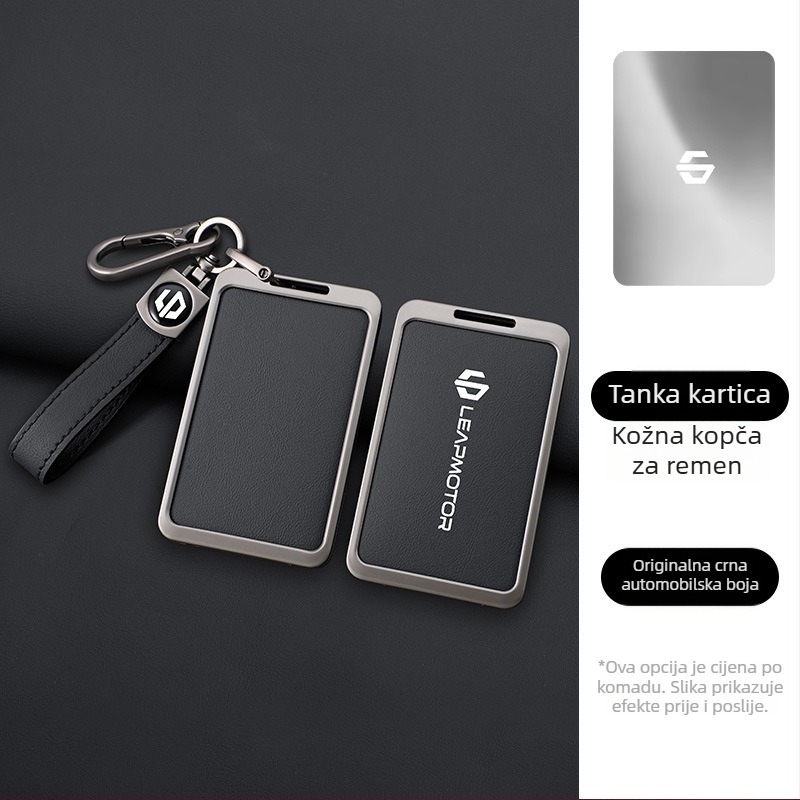 Korica za ključnu karticu C10 2024 s NFC blizinom, metalno kućište i kopča, za automobil Zero Run – za muškarce