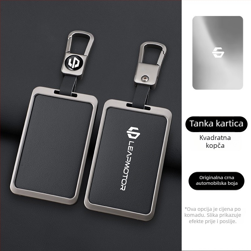 Korica za ključnu karticu C10 2024 s NFC blizinom, metalno kućište i kopča, za automobil Zero Run – za muškarce