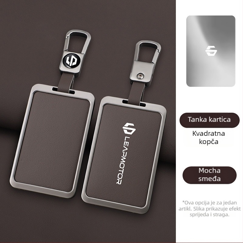 Korica za ključnu karticu C10 2024 s NFC blizinom, metalno kućište i kopča, za automobil Zero Run – za muškarce