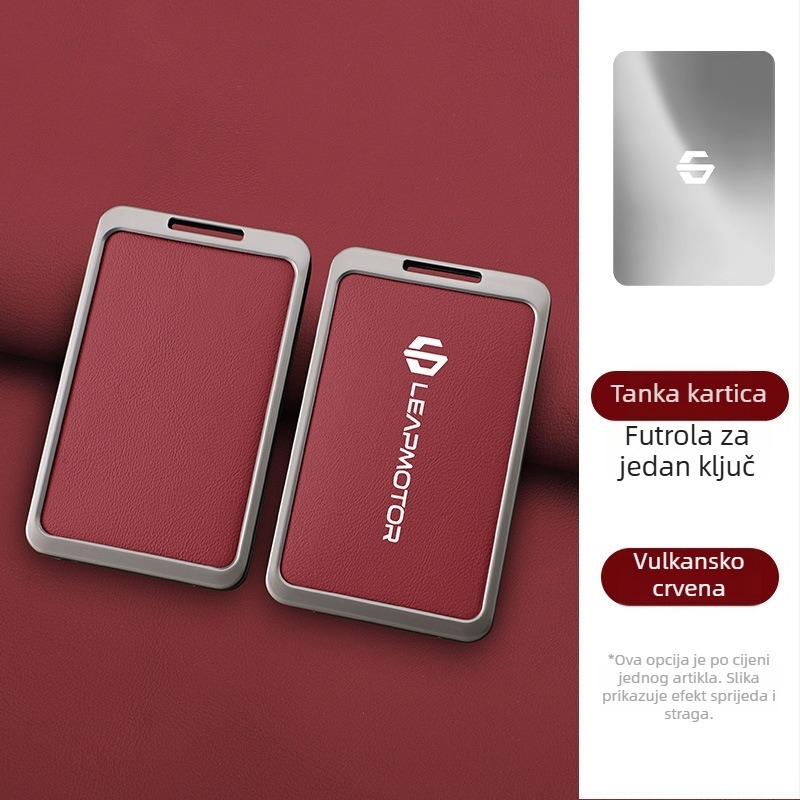 Korica za ključnu karticu C10 2024 s NFC blizinom, metalno kućište i kopča, za automobil Zero Run – za muškarce