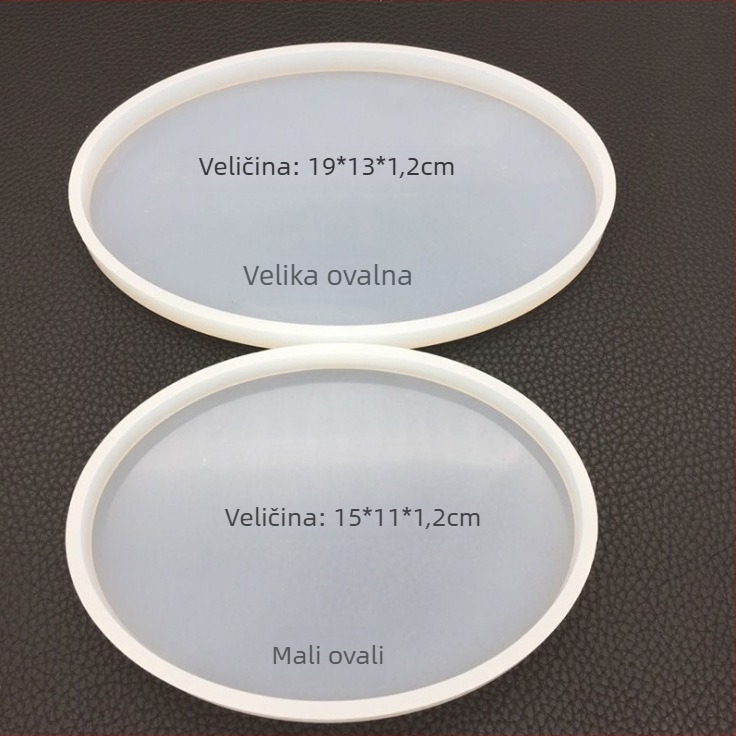 Silicijska kalupa za kolače set s oblicima oblaka, srca, ovalnog i kružnog (nepravilan oblik), bez uvoza