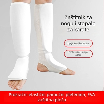 Štitnici za potkoljenice za karate - EVA materijal, univerzalna veličina, Rong duoduo
