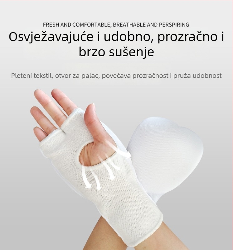 Štitnici za potkoljenice za karate - EVA materijal, univerzalna veličina, Rong duoduo