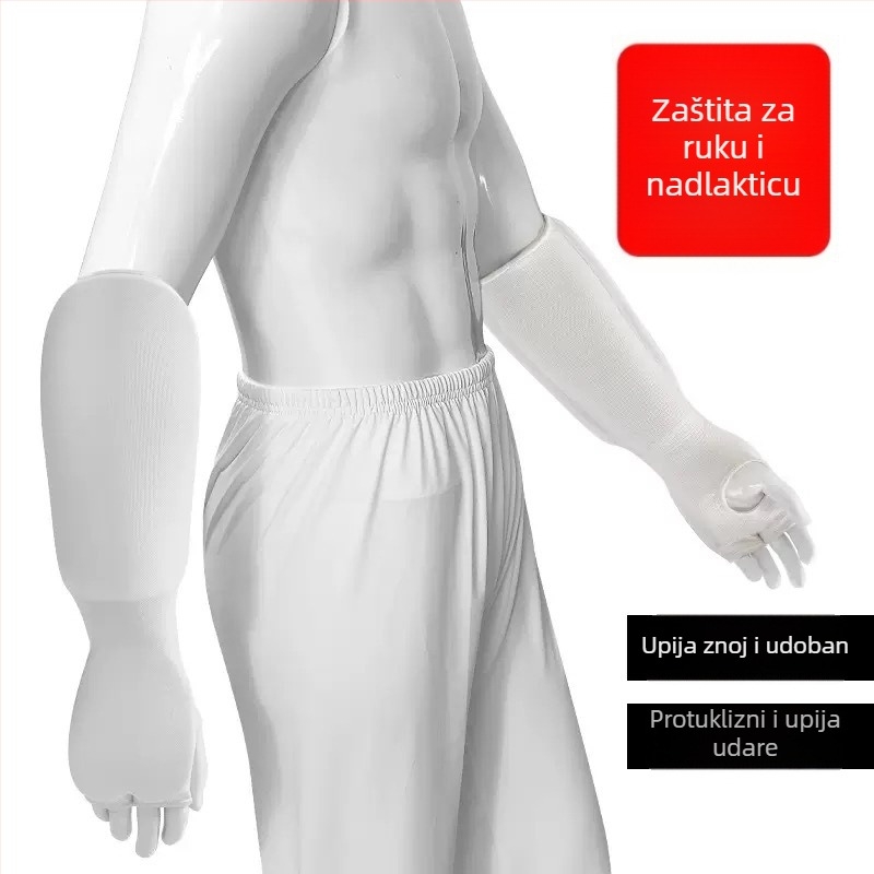 Štitnici za potkoljenice za karate - EVA materijal, univerzalna veličina, Rong duoduo