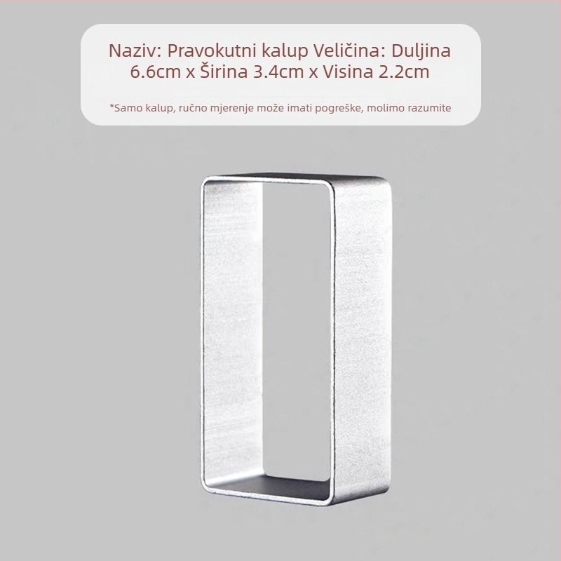 Kalup za tortu od ananasa od aluminijske legure – DIY 3D karikatura kalupi za kekse i kalup za mousse tortu