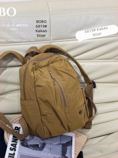 Bu Bobo Puff serije ruksak od padobranskog materijala, moderan minimalistički dizajn, velika kapaciteta, unisex, za slobodno vrijeme