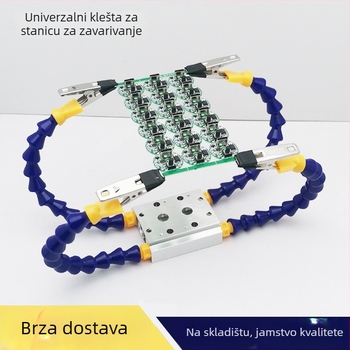 Višenamjenski fiksirajući alat za zavarivanje za stanicu za zavarivanje – aluminijska legura držač za dodatke za modele zrakoplova i univerzalni alat za održavanje PCB