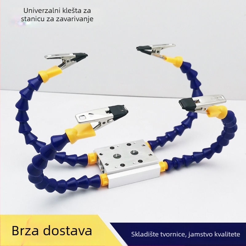 Višenamjenski fiksirajući alat za zavarivanje za stanicu za zavarivanje – aluminijska legura držač za dodatke za modele zrakoplova i univerzalni alat za održavanje PCB