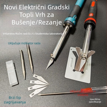 Ručna vrtna električna lemilica s nehrđajućim dijelom za rezanje i zavarivanje plastičnih boca