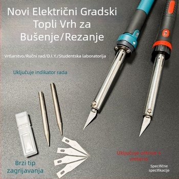 Ručna vrtna električna lemilica s nehrđajućim dijelom za rezanje i zavarivanje plastičnih boca