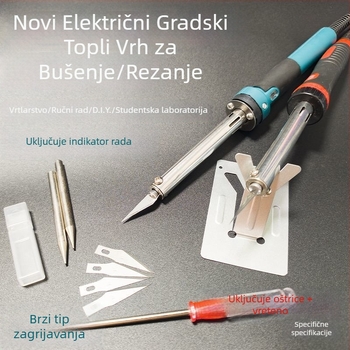 Ručna vrtna električna lemilica s nehrđajućim dijelom za rezanje i zavarivanje plastičnih boca