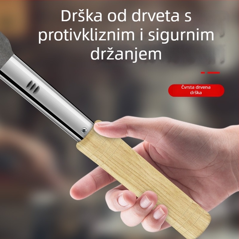 Električna lemilica s drvenim držalom, 220V, električno grijanje, za svinju dlaku