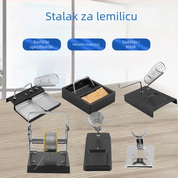 Metalni stalak za lemilicu s otvorom Ø33 mm i utorom 85 mm – Mingmen Welder