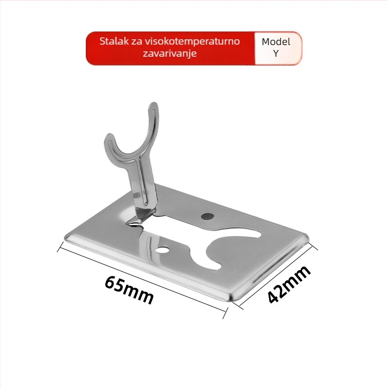 Metalni stalak za lemilicu s otvorom Ø33 mm i utorom 85 mm – Mingmen Welder