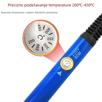 Pistol za zavarivanje i pyrograviranje s gumom na dršci — 220V, ručno upravljanje, kompaktni alat za zavarivanje, graviranje i toplinsko otiskivanje