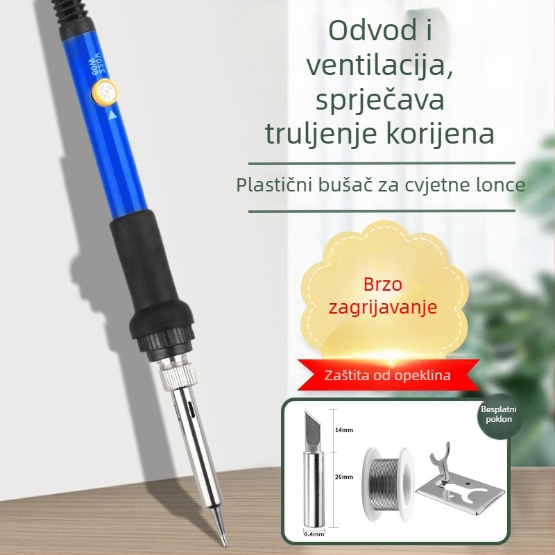 Pistol za zavarivanje i pyrograviranje s gumom na dršci — 220V, ručno upravljanje, kompaktni alat za zavarivanje, graviranje i toplinsko otiskivanje