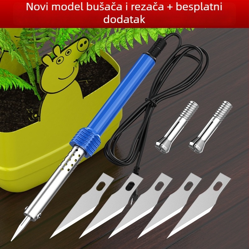 Električni vrući nož za rezanje akrilnih ploča, KT ploča i plastike — Jingling