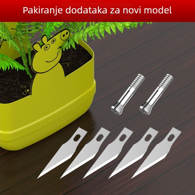 Električni vrući nož za rezanje akrilnih ploča, KT ploča i plastike — Jingling