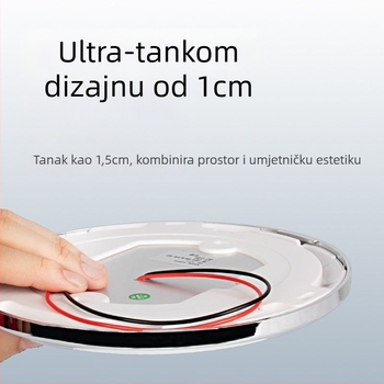 ADDX kromirana LED stropna svjetiljka za jahtu, prikolicu i kamp kuću | 12–24V, 3–14W, 10 godina trajanja