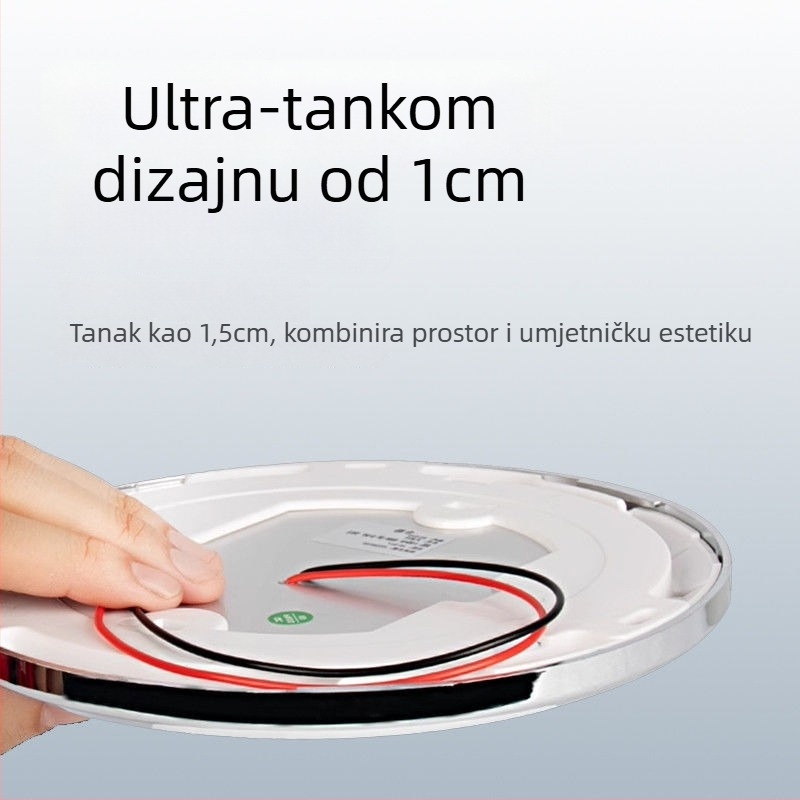 ADDX kromirana LED stropna svjetiljka za jahtu, prikolicu i kamp kuću | 12–24V, 3–14W, 10 godina trajanja