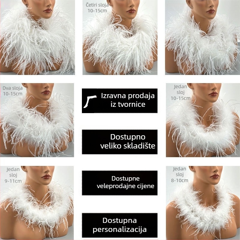 Perje noje za DIY nakit — dodaci, bojani i dezinficirani visokotemperaturnim tretmanom