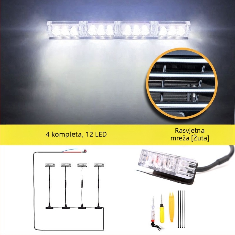 LED dnevna svjetlost za Futian General G9 – 1 glava 7.5W, 12V, <10A, kućište od PC/PCB s antikorozijskim brtvama, model B 31000237