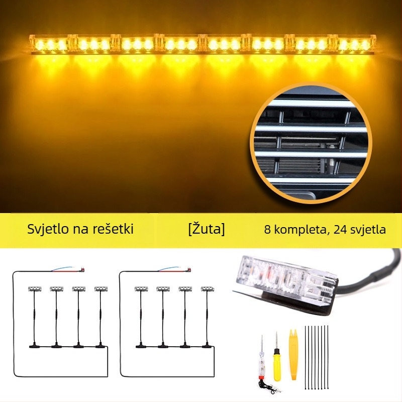 LED dnevna svjetlost za Futian General G9 – 1 glava 7.5W, 12V, <10A, kućište od PC/PCB s antikorozijskim brtvama, model B 31000237