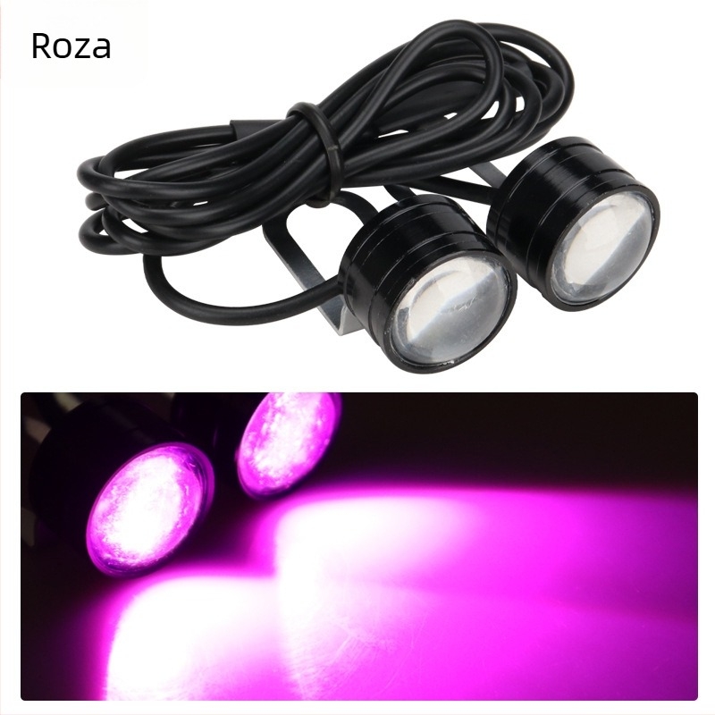 LED DRL svjetlo ogledala za automobil i motocikl – aluminijsko kućište, 12V, vodootporno, DRL111, vijek trajanja 50.000 h