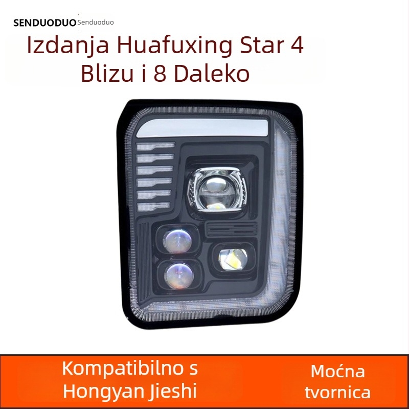 Huafuxing LED prednje svjetlo – Js model, 80W, 24V, univerzalna kompatibilnost