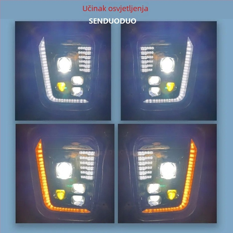 Huafuxing LED prednje svjetlo – Js model, 80W, 24V, univerzalna kompatibilnost