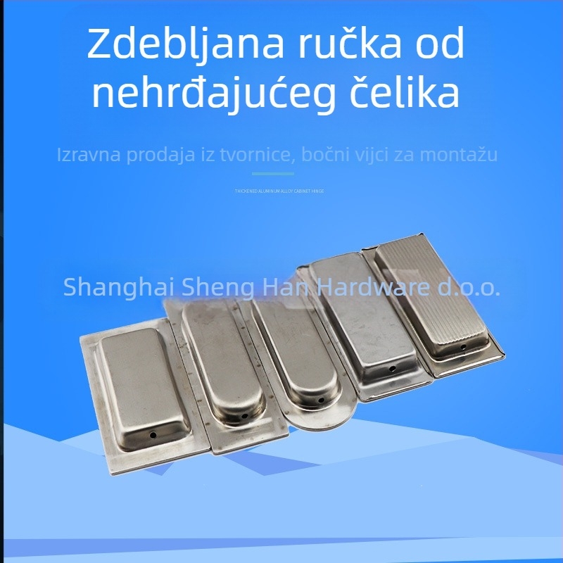 Rukohvat za klizna vrata s skrivenim dizajnom – 304 nehrđajući čelik, Teddy, Model 4255, Stil: Novi kineski stil, Proces 54456
