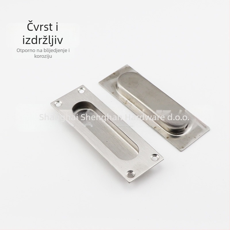 Rukohvat za klizna vrata s skrivenim dizajnom – 304 nehrđajući čelik, Teddy, Model 4255, Stil: Novi kineski stil, Proces 54456