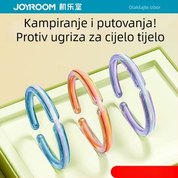 Narukvica s eteričnim uljem protiv komaraca za odrasle i djecu, vanjska upotreba, do 10㎡ pokrivenost, bez baterije, PP kućište