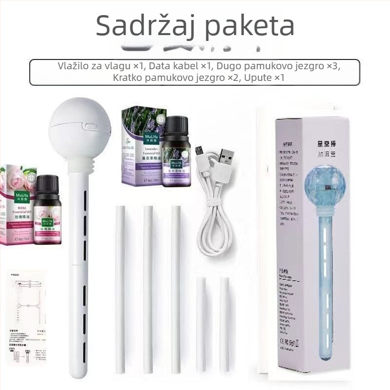 Prijenosni punjivi ovlaživač zraka za auto i dom, hladno raspršivanje, 3. način rada