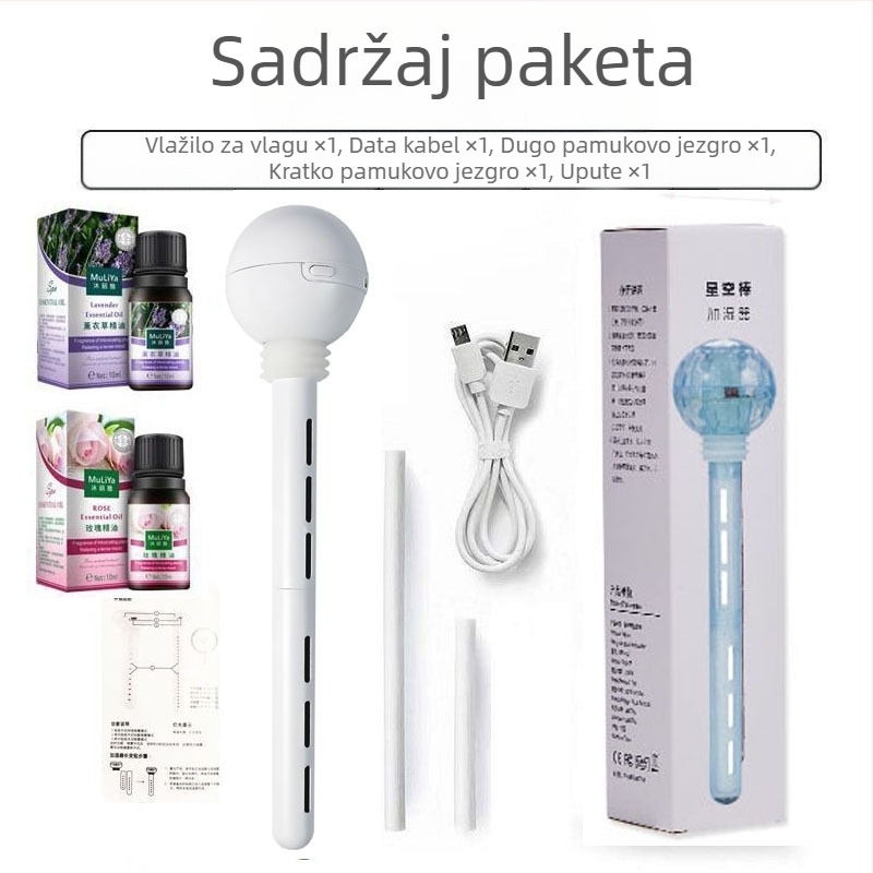 Prijenosni punjivi ovlaživač zraka za auto i dom, hladno raspršivanje, 3. način rada