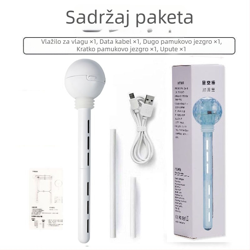 Prijenosni punjivi ovlaživač zraka za auto i dom, hladno raspršivanje, 3. način rada