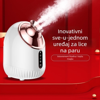 Kućni uređaj za hidrataciju lica s nano raspršivanjem, topli i hladni sprej, 1. stupanj, vrijeme magle 61–120 s, bez baterije