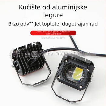 Reflektor za električna vozila – kućište od aluminijske legure, kućište s lećom, raspon 12-80V, model P9 laser cannon, trajanje 30000h