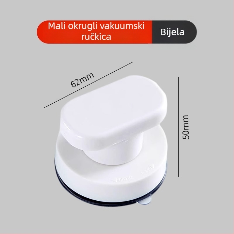 Drška za ladice i vrata ormara — ABS plast, montaža bez bušenja, moderni minimalistički stil, pogodna za ladice, vrata i ostale komade namještaja