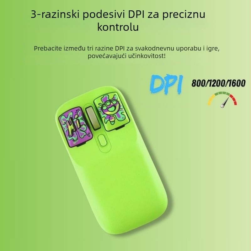 JT-119 Bežična optička miša, punjiva, 4 tipke, 50 g