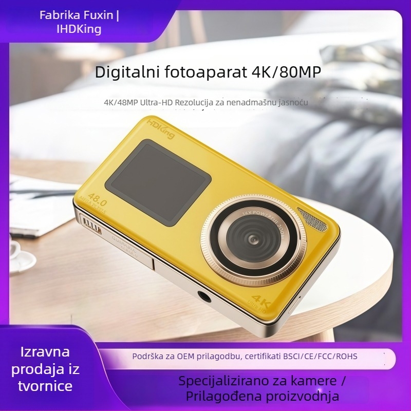 Digitalna kamera, model Dv81v-b, 24MP+, 16x optički zoom, periskopni objektiv, elektronička stabilizacija slike