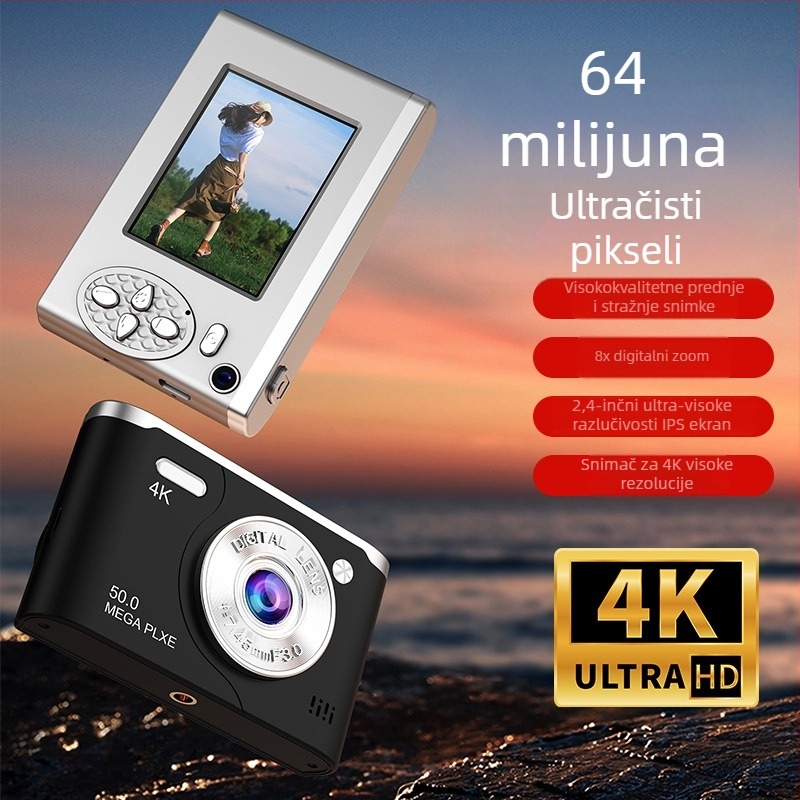 AM200 CCD kamera za vanjsku fotografiju, rezolucija 1280x1024, 2,4-inčni HD LCD, CCD senzor, pohrana na TF karticu, USB 2.0, potpuno ručno upravljanje