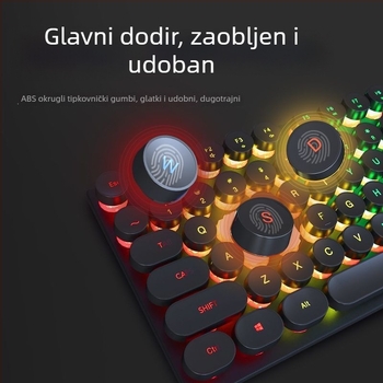 Žični set tipkovnice i miša, s numeričkom tipkovnicom, bez pozadinskog osvjetljenja