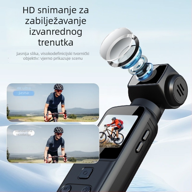 4K ručna sportska kamera s 270° rotacijom, stabilizacija slike, TF kartica, model K1