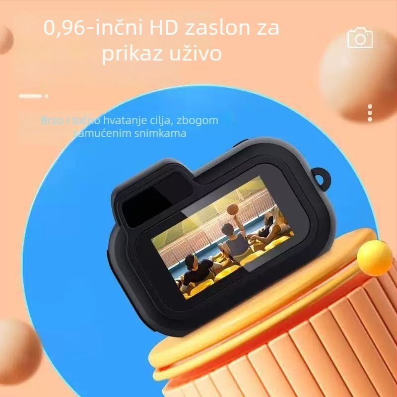 Mini studentska selfie kamera Y3000 - 8MP CCD senzor, 1/1.7in senzor, periskopskog tipa objektiv, ručni način rada, elektronička stabilizacija slike
